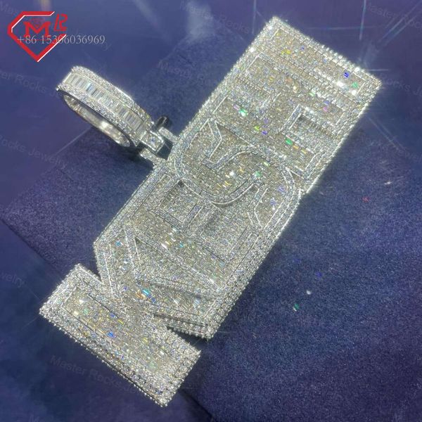 Hip Hop Iced Out VVS Diamond Sterling Sier Letter Name Custom Moissanite Pendant
Hip Hop Iced Out VVS Diamond Sterling Sier Letter Name Custom Moissanite Pendant