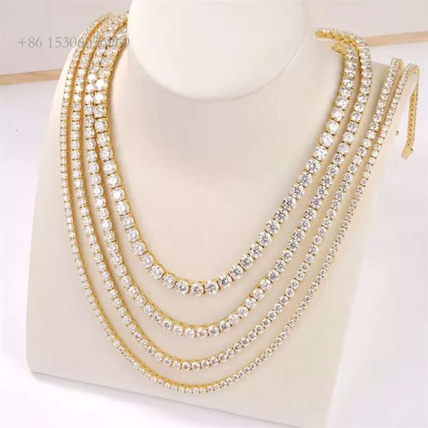 Master Rocks Jewelry Hip Hop Necklace 14K Solid Gold Iced Out 4Mm VVS Moissanite Tennis Chain
Master Rocks Jewelry Hip Hop Necklace 14K Solid Gold Iced Out 4Mm VVS Moissanite Tennis Chain