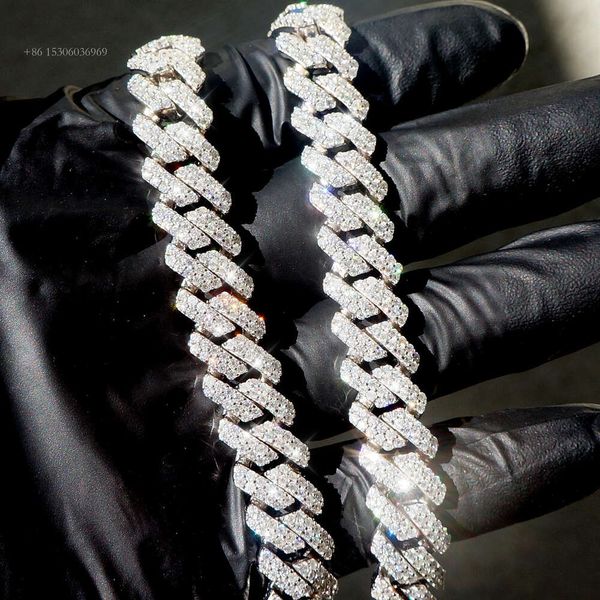 Master Rocks Hiphop Jewelry S Sier 12Mm/15Mm/20Mm Iced Out VVS Moissanite Cuban Chain
Master Rocks Hiphop Jewelry S Sier 12Mm/15Mm/20Mm Iced Out VVS Moissanite Cuban Chain