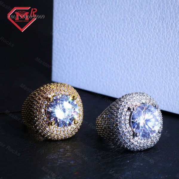 Master Rocks Jewelry Sterling Sier Championship Hip Hop Iced Out VVS Moissanite Ring 
Master Rocks Jewelry Sterling Sier Championship Hip Hop Iced Out VVS Moissanite Ring