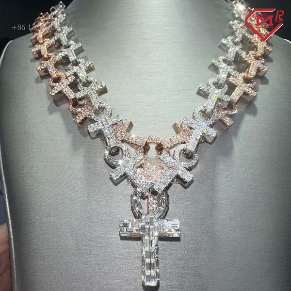 Custom Infinity Cross Pass Diamond Tester Hiphop Sier Baguette Moissanite Cuban Link Chain
Custom Infinity Cross Pass Diamond Tester Hiphop Sier Baguette Moissanite Cuban Link Chain