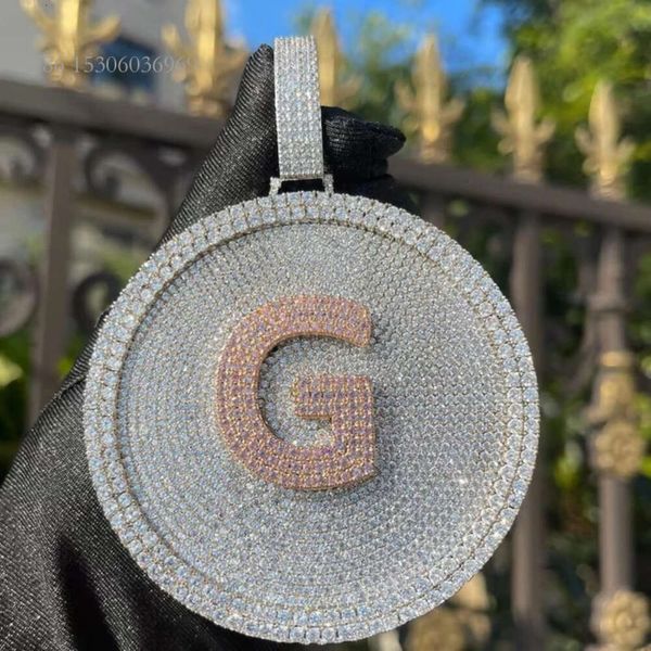 Sterling Sier Necklace Iced Out Hiphop VVS Moissanite Custom Pendant
Sterling Sier Necklace Iced Out Hiphop VVS Moissanite Custom Pendant