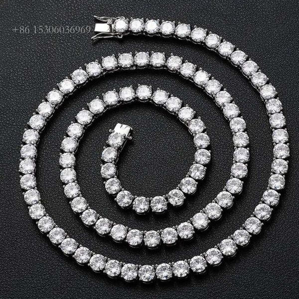 Master Rocks Sparking Sterling Sier Iced Out 4Mm 5Mm 6Mm VVS Moissanite Tennis Chain Necklace
Master Rocks Sparking Sterling Sier Iced Out 4Mm 5Mm 6Mm VVS Moissanite Tennis Chain Necklace