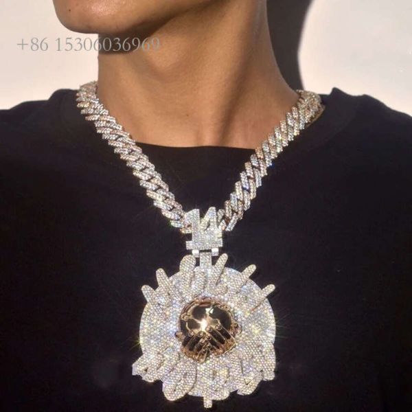 Hiphop Jewelry Sterling Sier Pass Diamond Tester Custom Letter VVS Moissanite Pendant
Hiphop Jewelry Sterling Sier Pass Diamond Tester Custom Letter VVS Moissanite Pendant