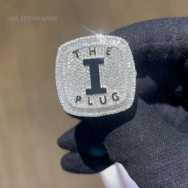 Master Rocks Jewelry Sterling Sier Custom Name Iced Out Hip Hop VVS Moissanite Rings
Master Rocks Jewelry Sterling Sier Custom Name Iced Out Hip Hop VVS Moissanite Rings