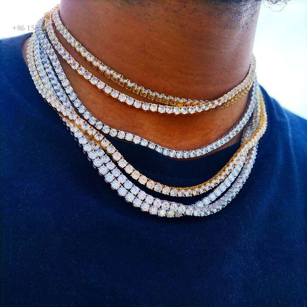 Custom Sterling Sier 3Mm 4Mm 5Mm 6Mm Diamond Tennis Chain Hip Hop Moissanite Tennis Chain
Custom Sterling Sier 3Mm 4Mm 5Mm 6Mm Diamond Tennis Chain Hip Hop Moissanite Tennis Chain