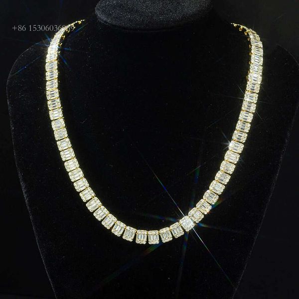 Master Rocks Jewelry Clustered Sterling Sier 10Mm Iced Out VVS Moissanite Tennis Chain
Master Rocks Jewelry Clustered Sterling Sier 10Mm Iced Out VVS Moissanite Tennis Chain