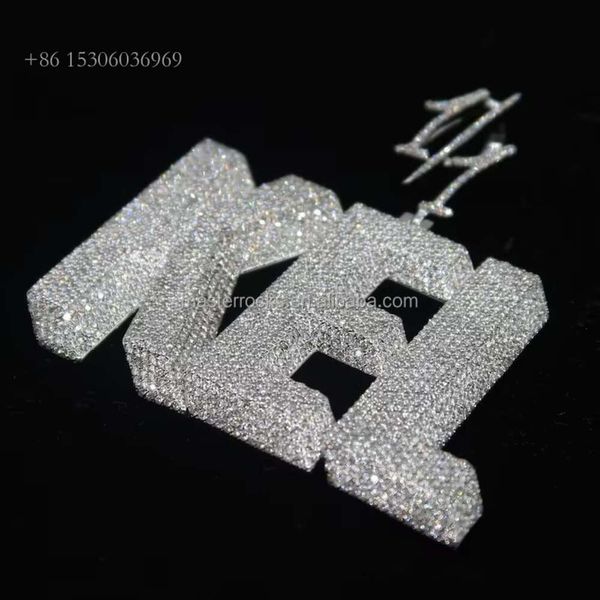 Master Rocks Letter Sterling Sier Iced Out VVS Moissanite Custom Pendant
Master Rocks Letter Sterling Sier Iced Out VVS Moissanite Custom Pendant