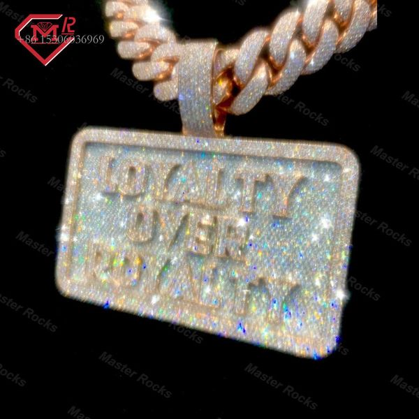 Master Rocks Custom Hiphop Square Sterling Sier Iced Out VVS Moissanite Letter Pendant
Master Rocks Custom Hiphop Square Sterling Sier Iced Out VVS Moissanite Letter Pendant