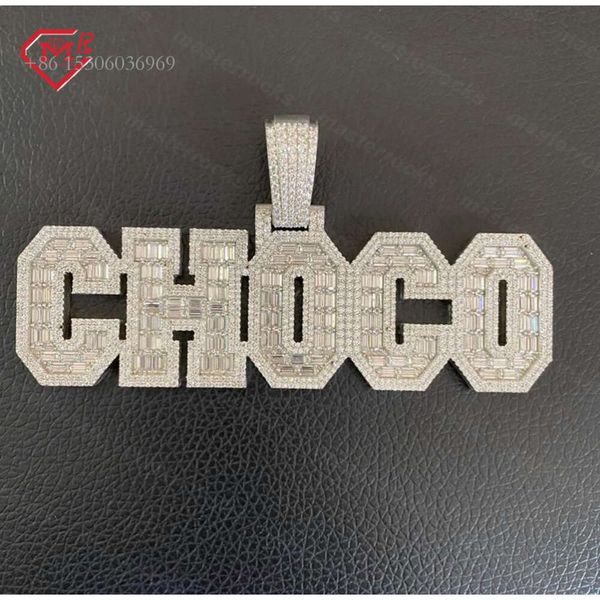 Iced Out Custom Hiphop Letter Baguette Name Sterling Sier Vvs Moissanite Diamond Pendant For Mens
Iced Out Custom Hiphop Letter Baguette Name Sterling Sier Vvs Moissanite Diamond Pendant For Mens