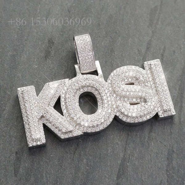 Hiphop Jewelry Custom Letter Necklace Iced Out Buss Down Sier VVS Moissanite Pendant
Hiphop Jewelry Custom Letter Necklace Iced Out Buss Down Sier VVS Moissanite Pendant
