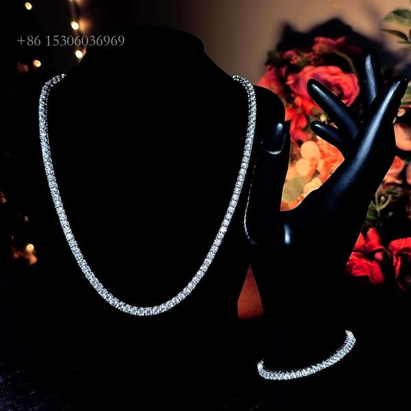Master Rocks Hiphop Sterling Sier Iced Out 6Mm Moissanite Tennis Chain Necklace
Master Rocks Hiphop Sterling Sier Iced Out 6Mm Moissanite Tennis Chain Necklace