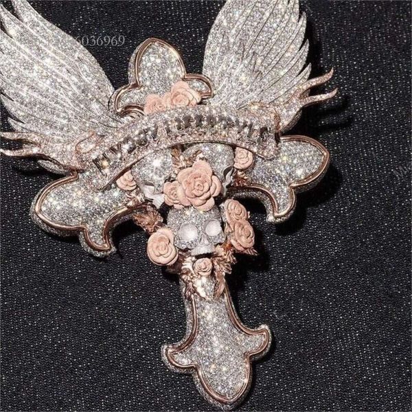 Hiphop Cross Sterling Sier Iced Out Custom Moissanite Pendant
Hiphop Cross Sterling Sier Iced Out Custom Moissanite Pendant