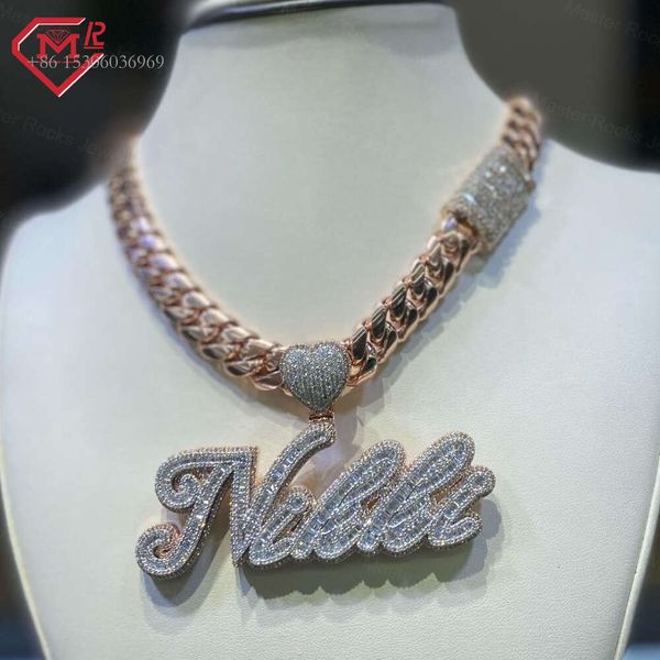 Rapper Letter Name Iced Out Vvs Sterling Sier Hiphop Custom Moissanite Pendant
Rapper Letter Name Iced Out Vvs Sterling Sier Hiphop Custom Moissanite Pendant