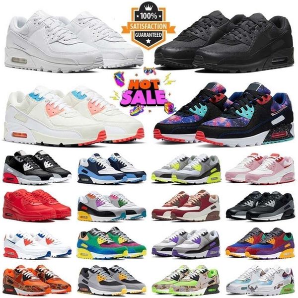 

90 90s Shoes Men Triple White Black Supernova Photon Dust Dancefloor Green Grape Infrared Bred Solar Flare Orange Camo Designer Mens Trainers Sneakers, 41