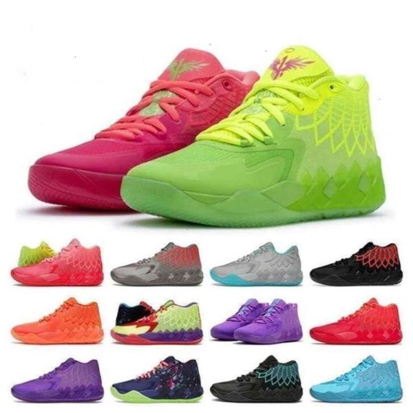 

High Quality Og 2023 Lamelo Ball 1 Mb.01 02 Men Basketball Shoes Rick and Morty Rock Ridge Red Queen Not From Here Lo Ufo Buzz Black Blast Mens Trainers 36-46, 14