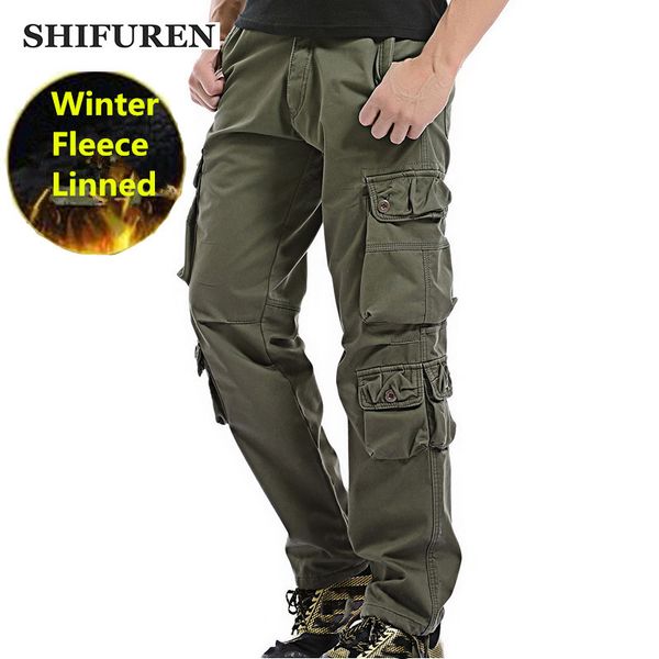 men's pants shifuren winter fleece men cargo loose fit multipocket male double layer thicken warm military trousers plus size 2940 2306, Black
men's pants shifuren winter fleece men cargo loose fit multipocket male double layer thicken warm military trousers plus size 2940 2306, Black