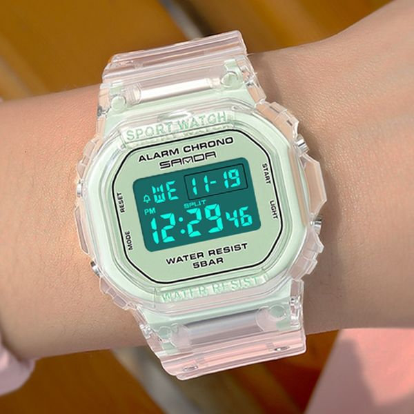 women's watches fashion transparent electronic watch led ladies wristwatch sports waterproof electronic watchs candy multicolor student, Slivery;golden
women's watches fashion transparent electronic watch led ladies wristwatch sports waterproof electronic watchs candy multicolor student, Slivery;golden