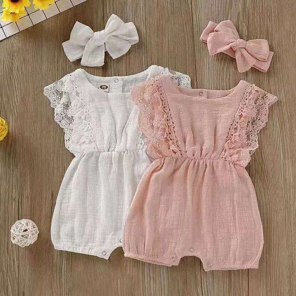 clothing sets girls summer baby romper headband cotton linen ruffles sleeveless infant rompers born jumpsuit clothes 2pcsset 230630, White
clothing sets girls summer baby romper headband cotton linen ruffles sleeveless infant rompers born jumpsuit clothes 2pcsset 230630, White