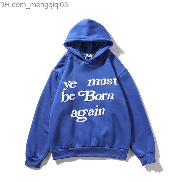 men's hoodies sweatshirts designer classic wests designer mens hoodie cpfm kanyes ye must be born again printed womens couple z230701, Black
men's hoodies sweatshirts designer classic wests designer mens hoodie cpfm kanyes ye must be born again printed womens couple z230701, Black