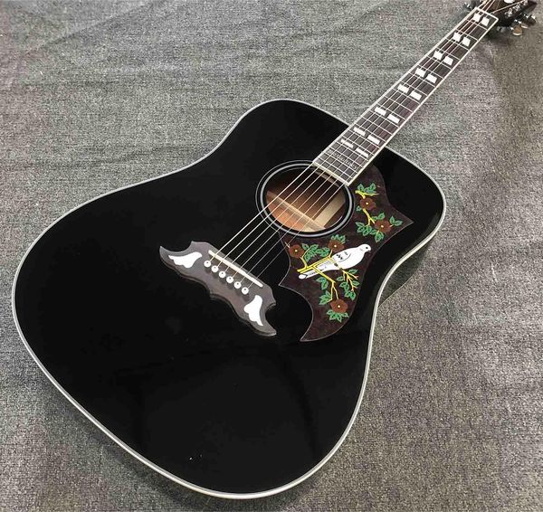 custom grand acoustic guitar with mahogany laminate sides back tuner hole, white pearl inlay, no logo on, glossing neck
custom grand acoustic guitar with mahogany laminate sides back tuner hole, white pearl inlay, no logo on, glossing neck