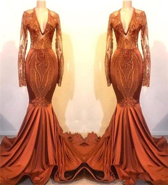 caramel colour prom dresses sezy v neck sheer long sleeves mermaid evening gowns lace apploques sweep train formal party dre6581914, Black
caramel colour prom dresses sezy v neck sheer long sleeves mermaid evening gowns lace apploques sweep train formal party dre6581914, Black