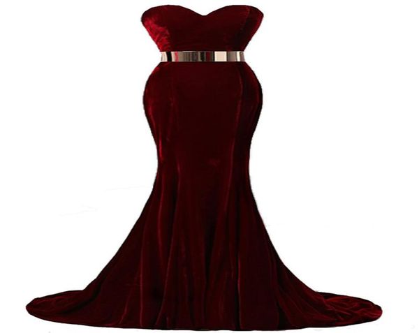2019 shopping sweetheart neck mermaid evening dresses velvet burgundy metal belt formal evening gowns prom dresses3760858, Black;red
2019 shopping sweetheart neck mermaid evening dresses velvet burgundy metal belt formal evening gowns prom dresses3760858, Black;red