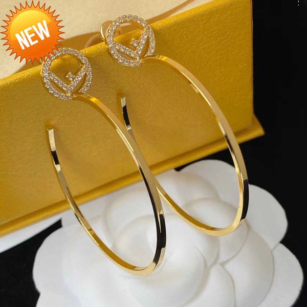 f letter rhinestone big circle 925 silver needle earrings niche design fashion earrings female, Golden
f letter rhinestone big circle 925 silver needle earrings niche design fashion earrings female, Golden