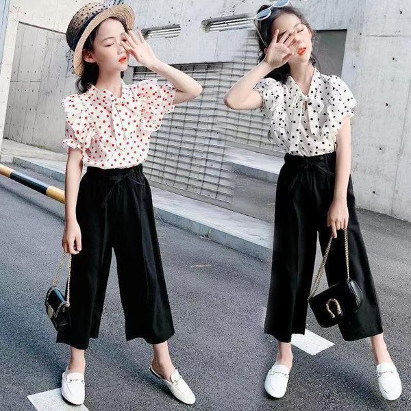 clothing sets teenage 2023 girls clothes summer kids chiffon tshirts wide leg pants 2pcs childrens suits 6 8 10 12 14 year 230630, White
clothing sets teenage 2023 girls clothes summer kids chiffon tshirts wide leg pants 2pcs childrens suits 6 8 10 12 14 year 230630, White