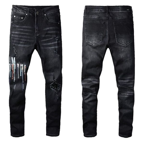 mens jean distressed ripped bikers man luxury designer jeans slim fit motorcycle biker denim for men s black pour hommes ami#11, Blue
mens jean distressed ripped bikers man luxury designer jeans slim fit motorcycle biker denim for men s black pour hommes ami#11, Blue