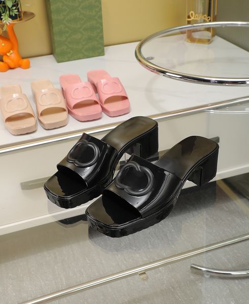 designer sandals 2023 summer letter high heels jelly women's shoes waterproof platform thick heel sandals to wear beach flip-flops, Black
designer sandals 2023 summer letter high heels jelly women's shoes waterproof platform thick heel sandals to wear beach flip-flops, Black