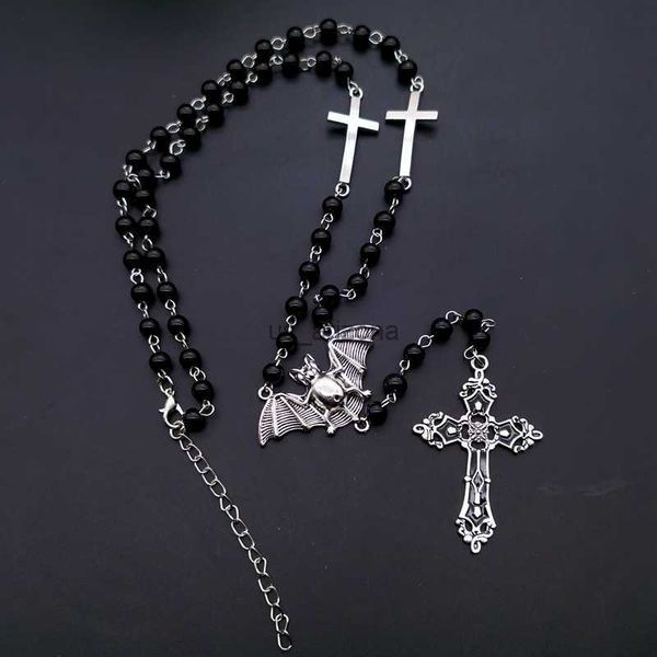 cross vampire ankh rosary occult goth ankh beads bat gothic vampire vampiric beaded egyptian tradgoth jewelry gift handmade l230620, Silver
cross vampire ankh rosary occult goth ankh beads bat gothic vampire vampiric beaded egyptian tradgoth jewelry gift handmade l230620, Silver