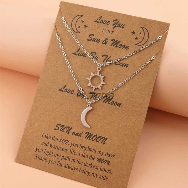 charm moon sun couple necklace stainless steel hollow butterfly heart pendant link chain necklace for women men family jewelry l230620, Silver
charm moon sun couple necklace stainless steel hollow butterfly heart pendant link chain necklace for women men family jewelry l230620, Silver