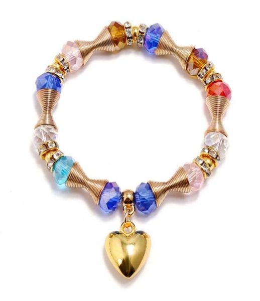 fashion women heart crystal bracelet rhinestone love charm pendant bangle beads wrap wristband casual bohemian boho punk jewelry b7612075, Black
fashion women heart crystal bracelet rhinestone love charm pendant bangle beads wrap wristband casual bohemian boho punk jewelry b7612075, Black
