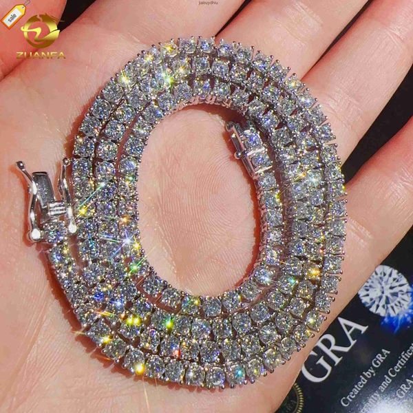 2024 fashion moissanite hip hop jewelry 3mm tennis chain 925 silver/10k/14k/18k vvs diamond tennis necklace
2024 fashion moissanite hip hop jewelry 3mm tennis chain 925 silver/10k/14k/18k vvs diamond tennis necklace