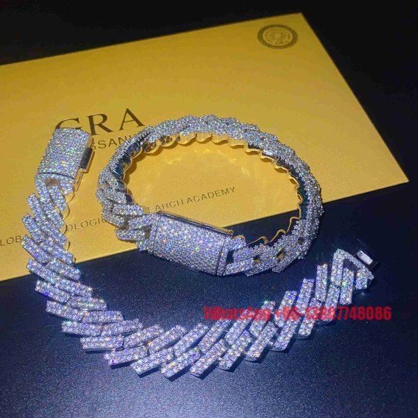 15mm wide vvs moissanite diamond hip hop iced out white gold moissanite cuban bracelet, Golden;silver
15mm wide vvs moissanite diamond hip hop iced out white gold moissanite cuban bracelet, Golden;silver