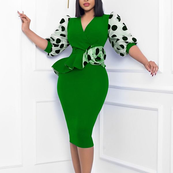urban dresses polka dot bodycon midi women elegant mesh short sleeve v neck peplum office lady dress female party gowns robe 230630, White;black
urban dresses polka dot bodycon midi women elegant mesh short sleeve v neck peplum office lady dress female party gowns robe 230630, White;black