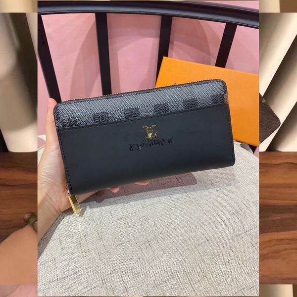 fashion designer flowers wallets luxurys men women zipper leather bags classic clutch wallet letters coin purse original box plaid card hold, Red;black
fashion designer flowers wallets luxurys men women zipper leather bags classic clutch wallet letters coin purse original box plaid card hold, Red;black