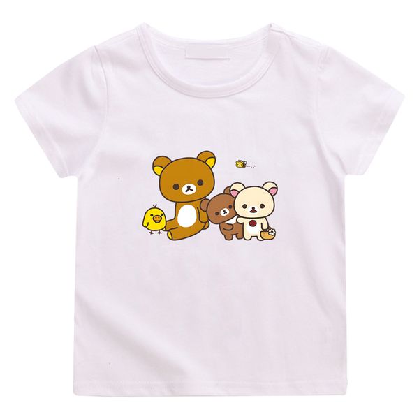 clothing sets rilakkuma bear kawaii cartoon print tshirt for boys and girls 100 cotton summer soft teeshirt casual short sleeve comfortable, White
clothing sets rilakkuma bear kawaii cartoon print tshirt for boys and girls 100 cotton summer soft teeshirt casual short sleeve comfortable, White