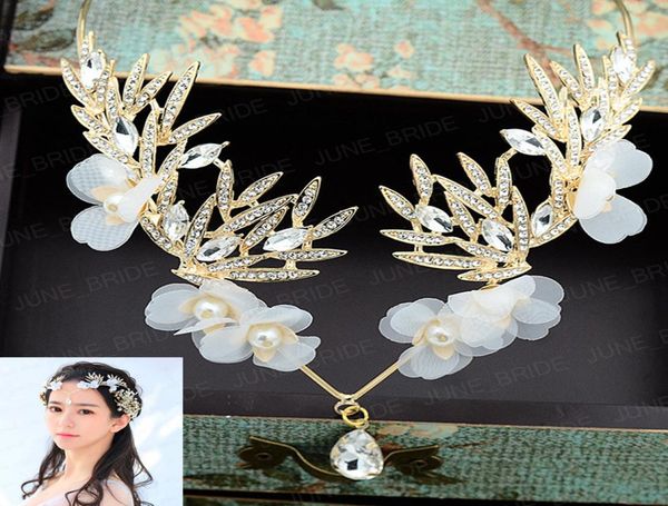 designer fairly bridal wedding hair accessory rose gold clear crystal rhinestone fabric flower headpieces hairband in stock3677380, Silver
designer fairly bridal wedding hair accessory rose gold clear crystal rhinestone fabric flower headpieces hairband in stock3677380, Silver