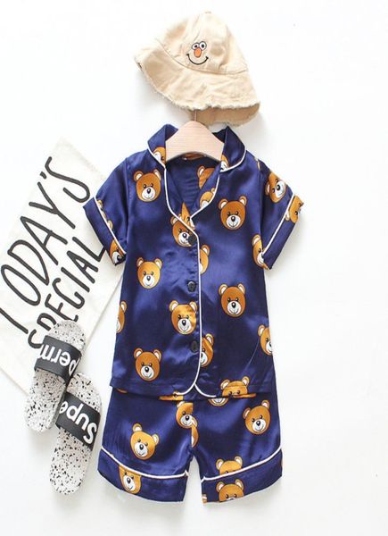 new summer children039s pajamas sets boys girls cartoon bear home wear kids twopiece set shortsleeved suit child home clothes7149248, Blue;red
new summer children039s pajamas sets boys girls cartoon bear home wear kids twopiece set shortsleeved suit child home clothes7149248, Blue;red