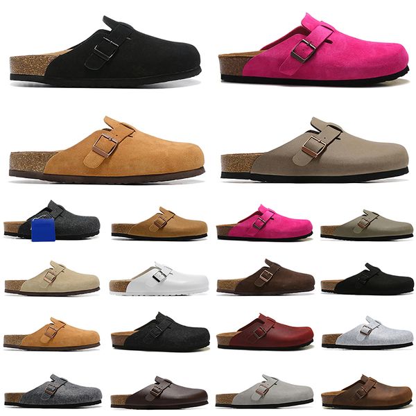 men women designer sandals leather boston clogs birkens slides white black head pull corks fashion luxury slippers
men women designer sandals leather boston clogs birkens slides white black head pull corks fashion luxury slippers