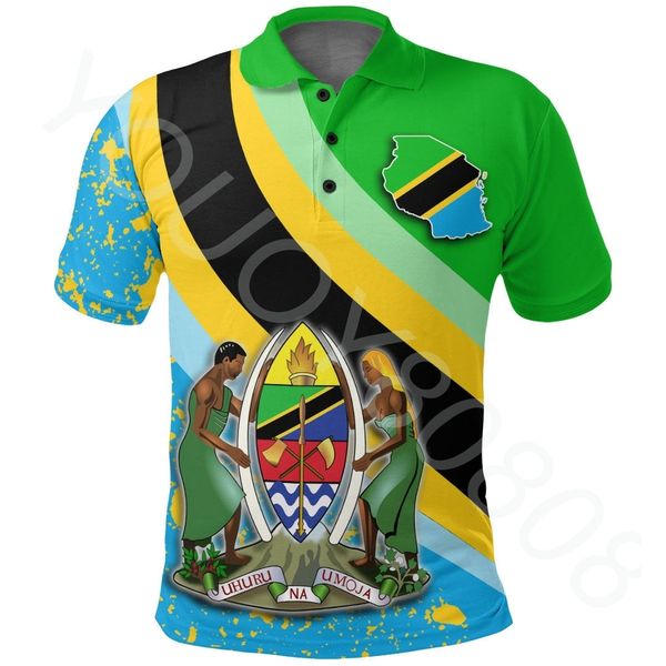 men's polos african region polo shirt tanzania summer men's and women's printed casual loose sports street style tshirt 23063, White;black
men's polos african region polo shirt tanzania summer men's and women's printed casual loose sports street style tshirt 23063, White;black