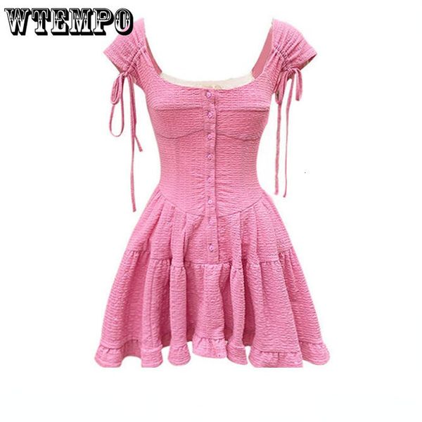 urban dresses wtempo pink short sleeved dress spring and summer solid thin breathable square neck white frock 2023 fashion a line mini 23063, White;black
urban dresses wtempo pink short sleeved dress spring and summer solid thin breathable square neck white frock 2023 fashion a line mini 23063, White;black