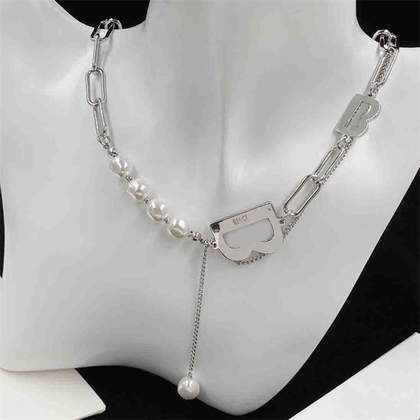 ladies luxury designer jewelry pearl necklace girls letter necklaces womens fashion jewellery party accessories with box 89rd, Silver
ladies luxury designer jewelry pearl necklace girls letter necklaces womens fashion jewellery party accessories with box 89rd, Silver