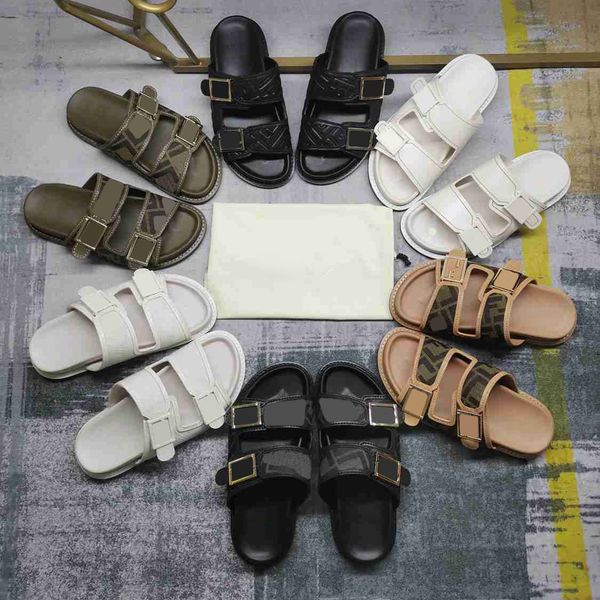designer ff pattern fabric slides women men fashion leather sandal buckle strap sandal flat heel comfortable slipper outdoor beach slides wi, Black
designer ff pattern fabric slides women men fashion leather sandal buckle strap sandal flat heel comfortable slipper outdoor beach slides wi, Black