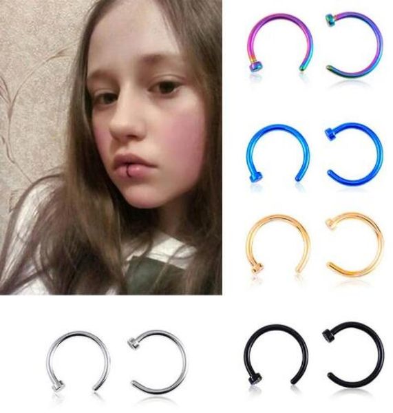 trendy nose rings body piercing jewelry stainless steel nose open hoop ring earring studs fake nose rings non piercing rings gd1404032943, Silver
trendy nose rings body piercing jewelry stainless steel nose open hoop ring earring studs fake nose rings non piercing rings gd1404032943, Silver