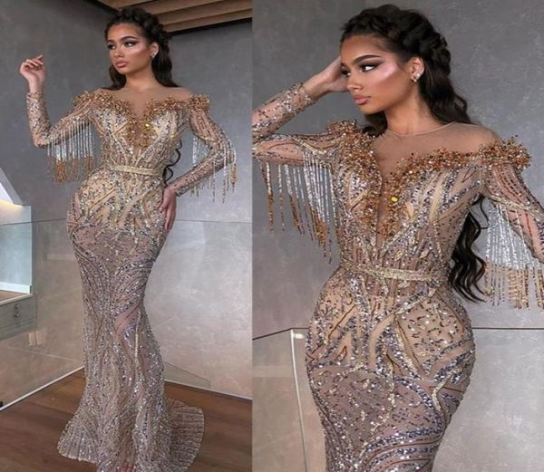 luxury mermaid evening dresses sheer jewel neck beaded sequins tassel prom dress long sleeves illusion sweep train formal party go8683064, Black;red
luxury mermaid evening dresses sheer jewel neck beaded sequins tassel prom dress long sleeves illusion sweep train formal party go8683064, Black;red