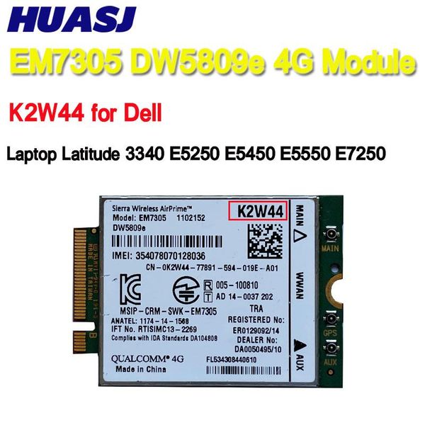 leggings dw5809e sierra wireless airprime em7305 4g lte wwan m.2 ngff card module for dell laplatitude 3340 e5250 e5450 e5550 e7250, Black
leggings dw5809e sierra wireless airprime em7305 4g lte wwan m.2 ngff card module for dell laplatitude 3340 e5250 e5450 e5550 e7250, Black