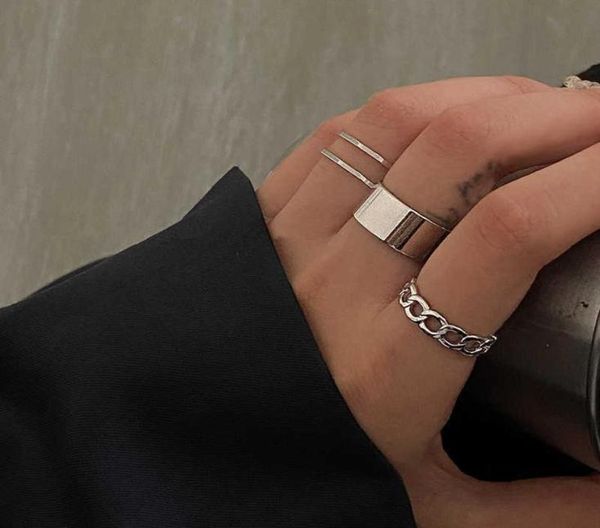 aomu 3pcsset korea punk vintage metal chain open rings for women gold silver color adjustable wide ring set party jewelry gifts q6844663
aomu 3pcsset korea punk vintage metal chain open rings for women gold silver color adjustable wide ring set party jewelry gifts q6844663